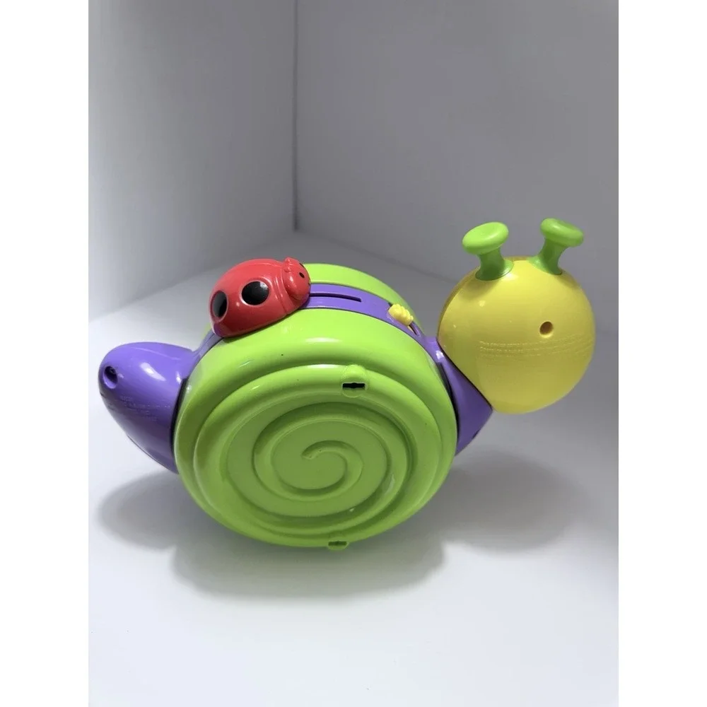 Fisher Price 1-2-3 Crawl Along Snail Rockin Light up Musical Fun From 2009